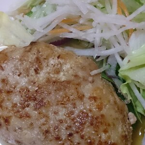 豆腐入り豚ひき肉の和風ハンバーグ